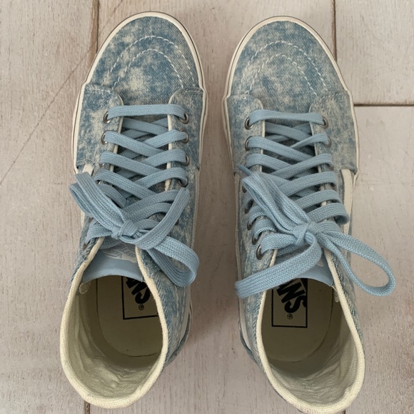 New Vans SK8-Hi Tapered Denim Sneakers Size 7 - Picture 5 of 8